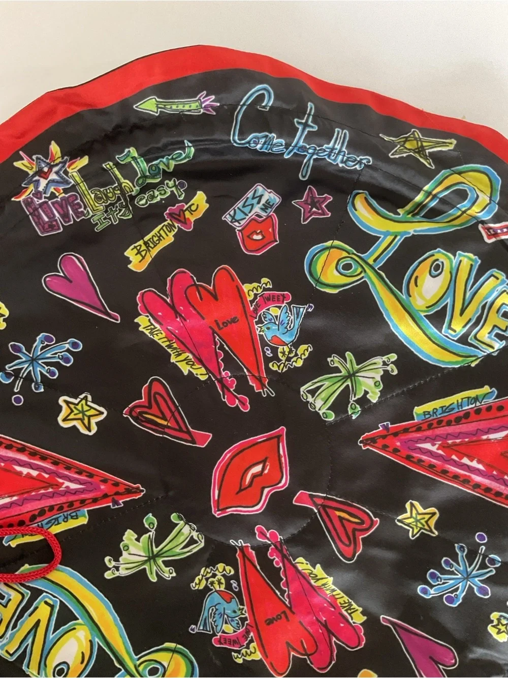 Brighton Tom Clancy Love scribble  Jewelry Pouch.